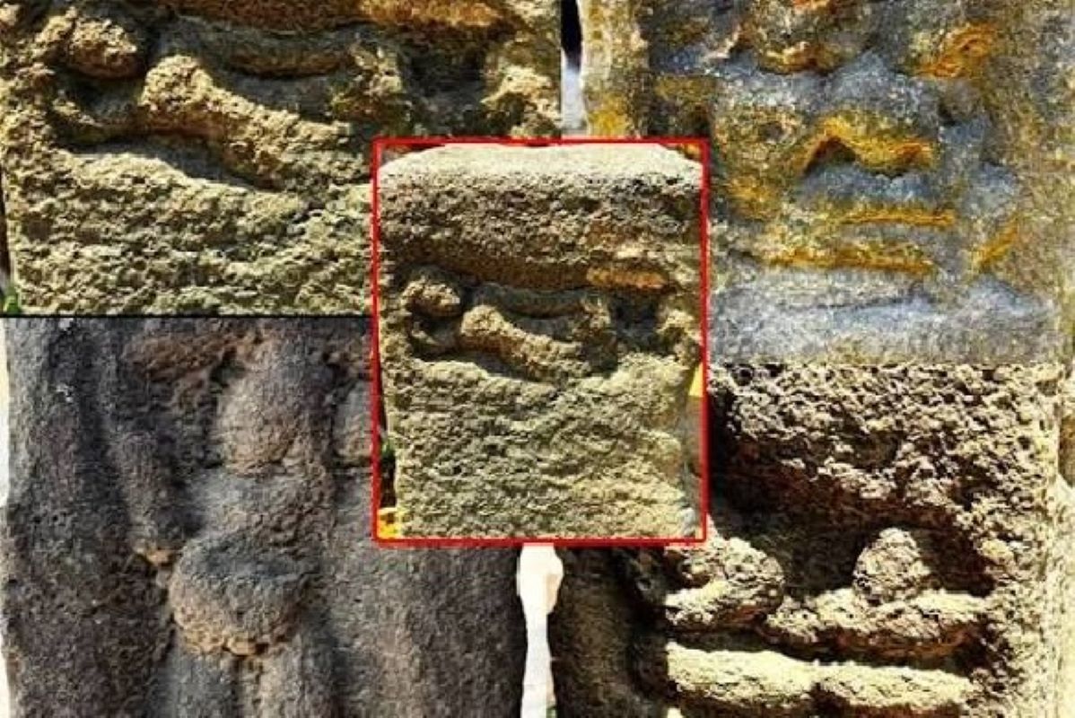 In June 2026, a rare four-sided stone pillar depicting Buddha Parinirvana was discovered in Bhimsari village, Adilabad district, Telangana